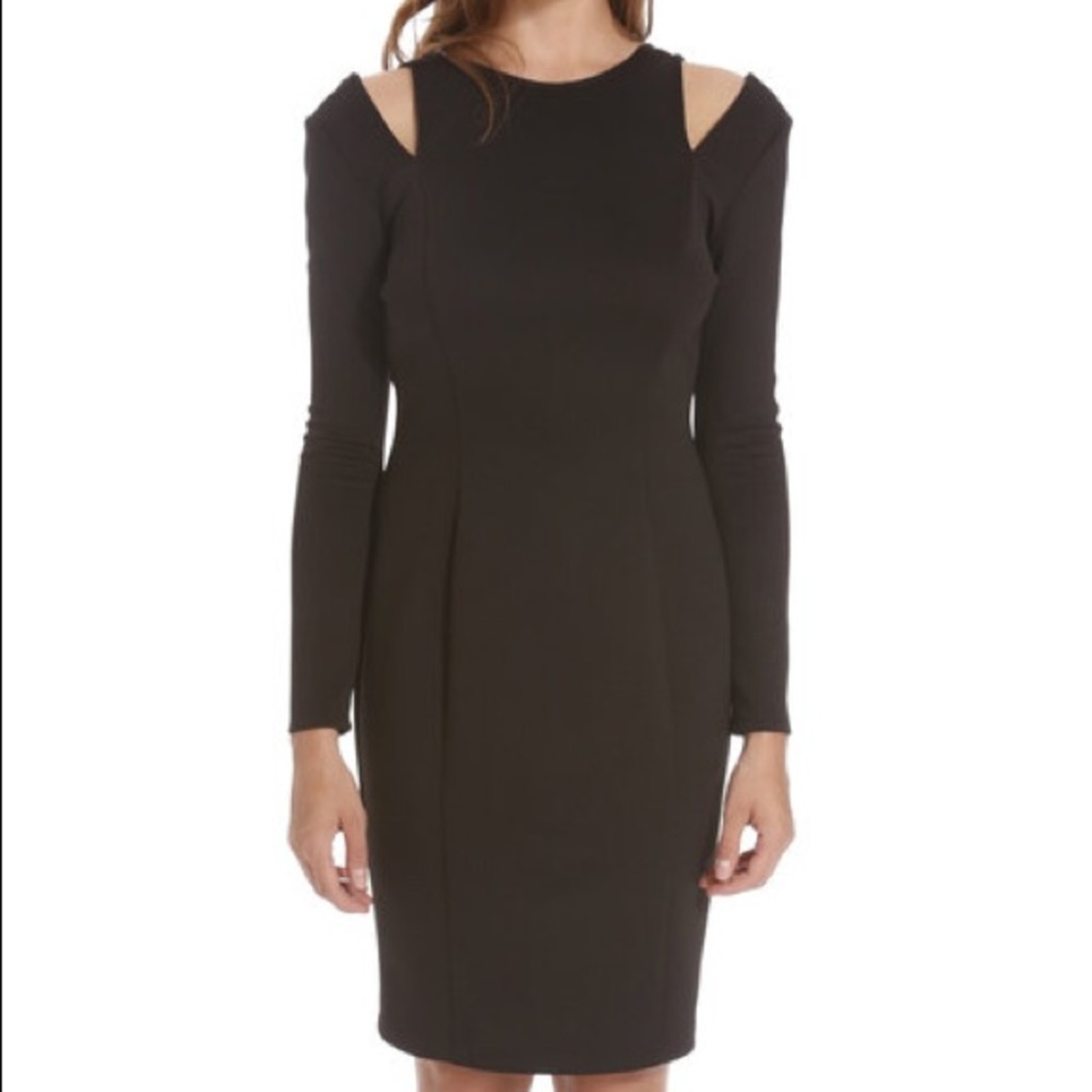 Alexia Admor Dress Cutout Shoulder Open Back Black — image 2 of 8